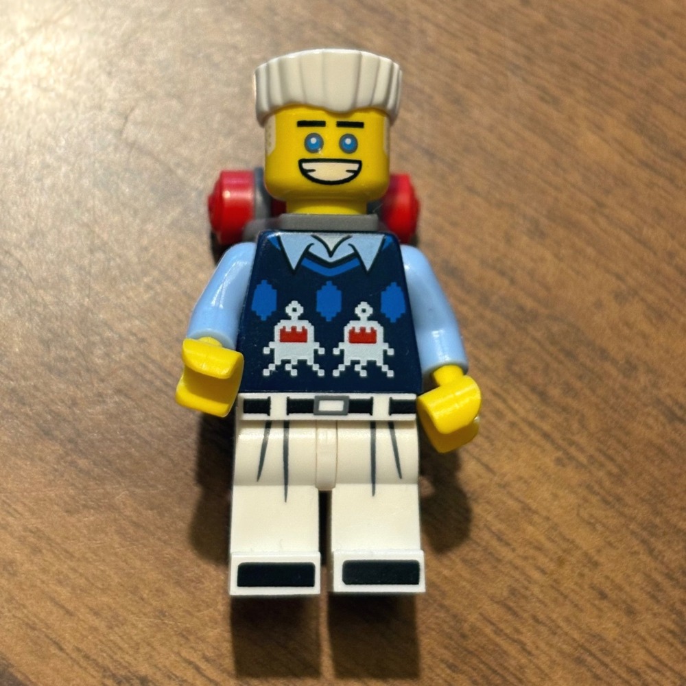 LEGO Ninjago Movie Zane Minifigure 71019 Hiker Sweater Backpack Camper